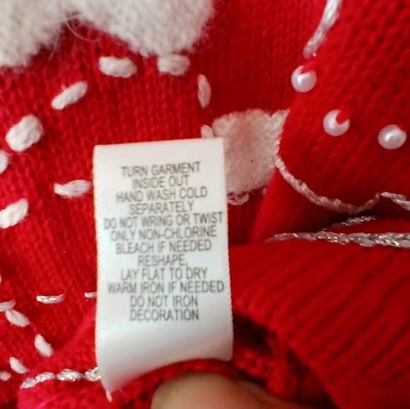 CJ Banks Collectible Christmas Sweater Beaded Embroirdered Women 1X Grannycore - Picture 4 of 11